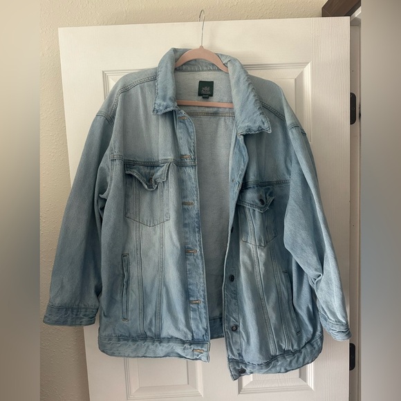wild fable Jackets & Blazers - wild fable Light Wash Blue Denim Jacket